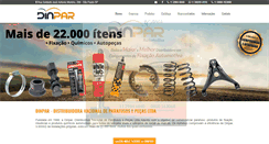 Desktop Screenshot of dinpar.com.br